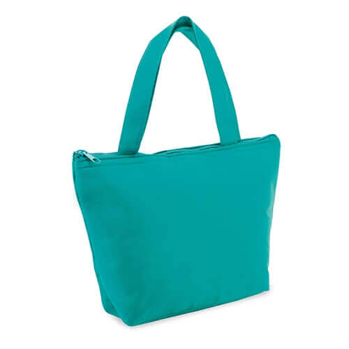 turquoise color cooler bag