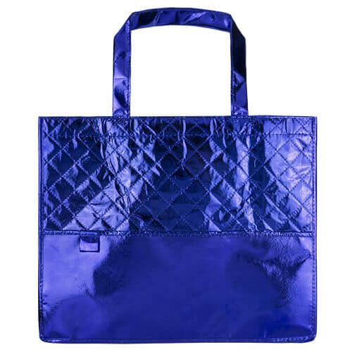 blue color laminated non woven bag
