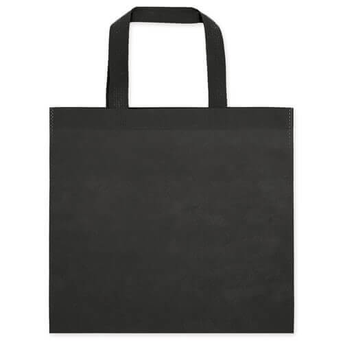 black color non woven bag with short handles