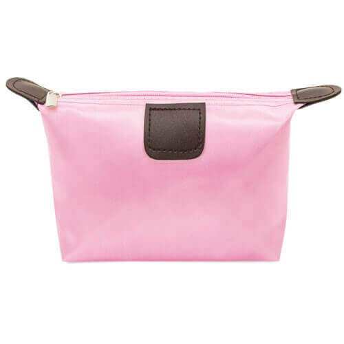 pink color beauty bag